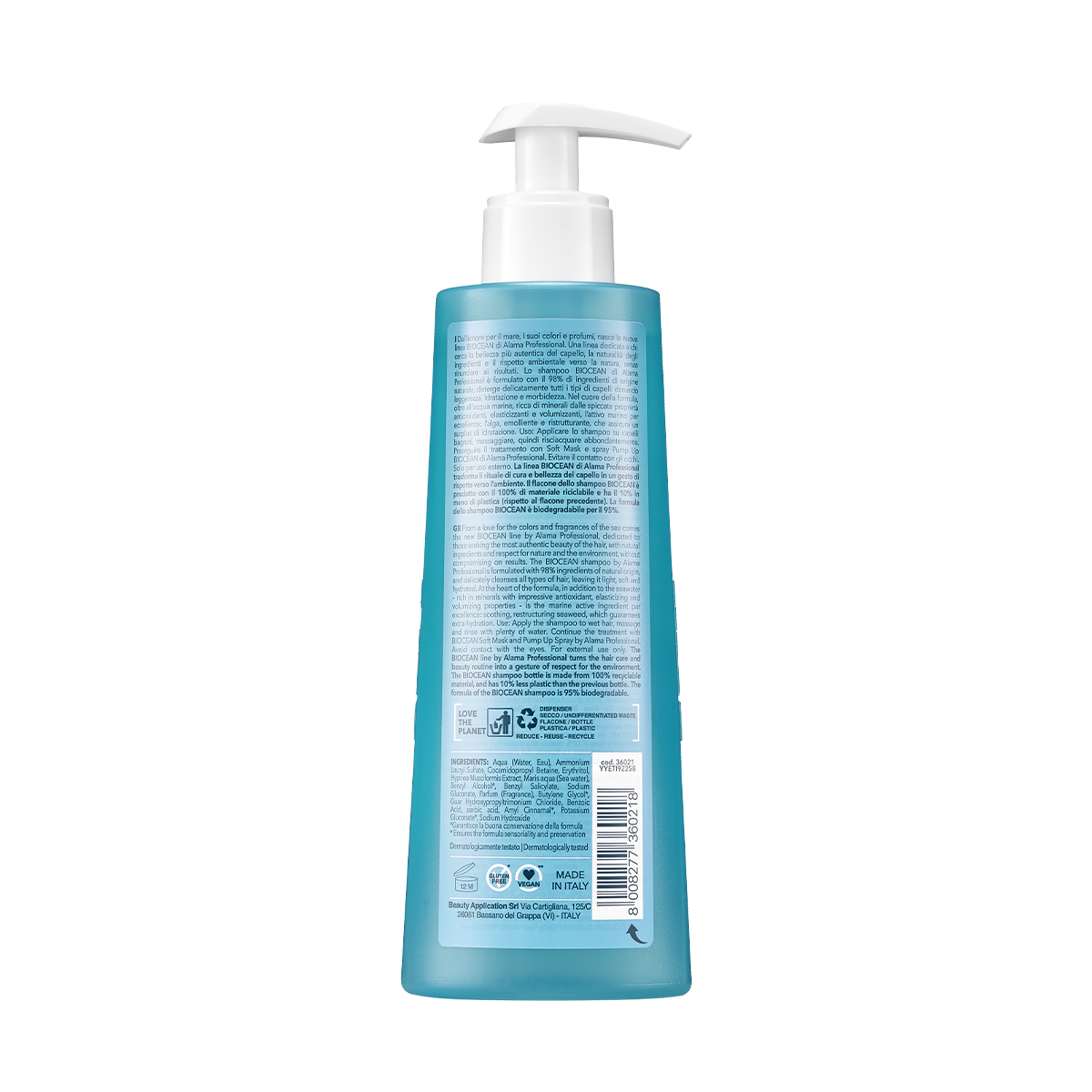 Shampoo BIOCEAN | Volume e leggerezza
