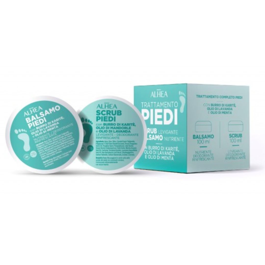 PHYORALHEA - KIT CURA PIEDI DEODORANTE LEVIGANTE NUTRIENTE