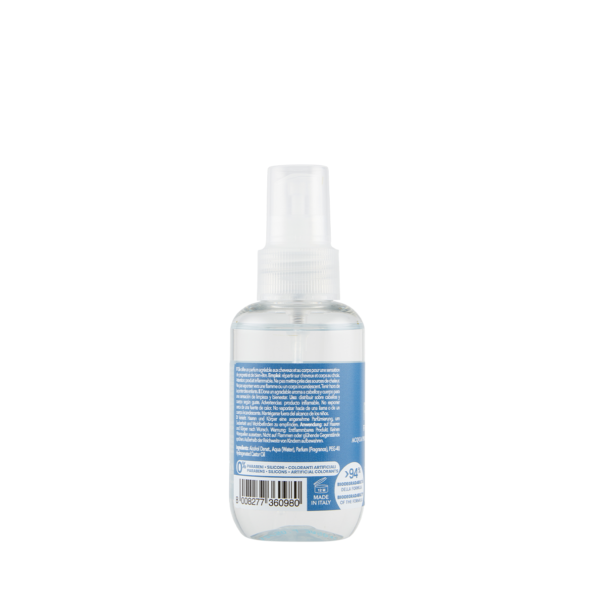 PURA FRESCHEZZA - Acqua profumata capelli e corpo Sale Marino