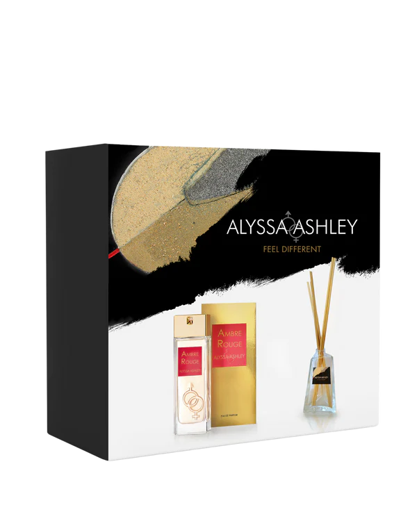 ALYSSA ASHLEY - Ambre Rouge | Set EDP 50ml + Profumatore Ambiente 50ml