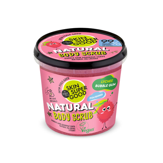 SKIN SUPER GOOD | SCRUB NATURALE CORPO LUCIDANTE - Lychee Bubble Gum