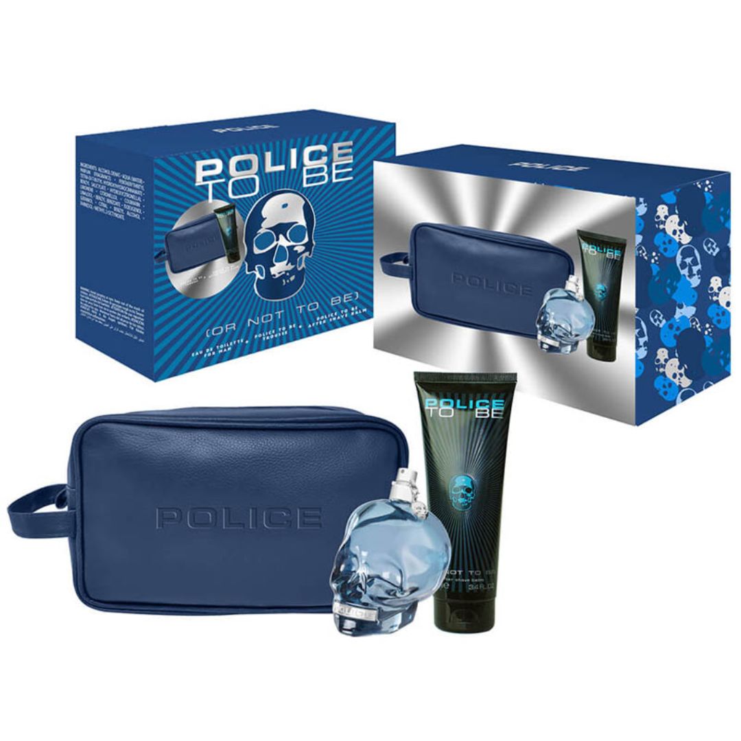 COFANETTO POLICE OR NOT TO BE MAN EDT 125ML + BODY SHAMPOO 100ML + POCHETTE