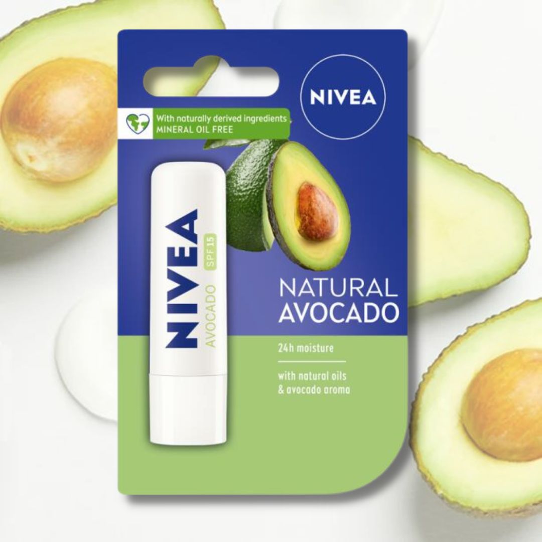 NATURAL AVOCADO - Balsamo labbra protettivo SPF15