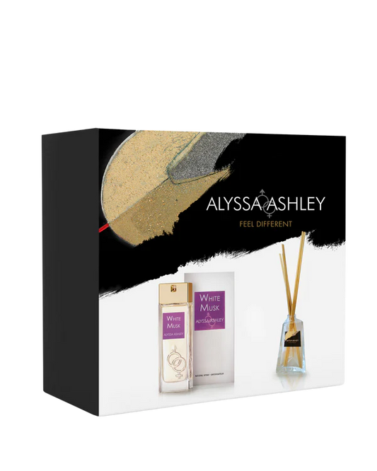 ALYSSA ASHLEY - White Musk | Set EDP 50ml +  Profumatore Ambiente 50ml