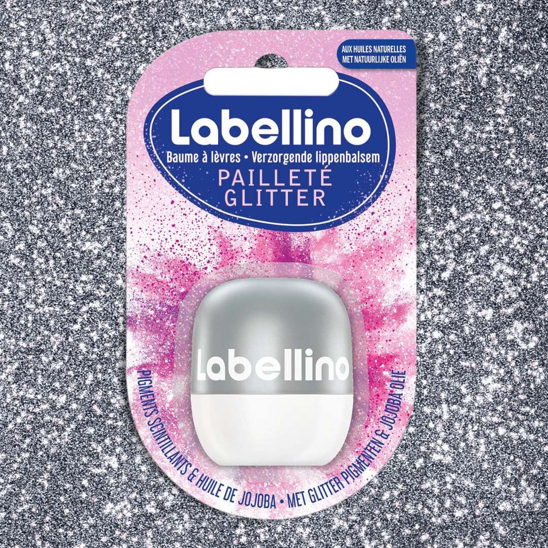 LABELLINO GLITTERATO ARGENTO