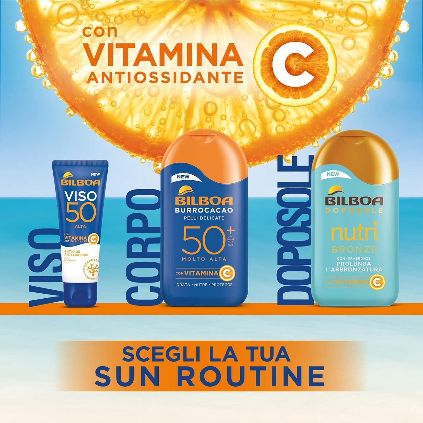 DOPOSOLE NUTRI BRONZE VITAMINA C - Prolunga l’abbronzatura e nutre intensamente la pelle