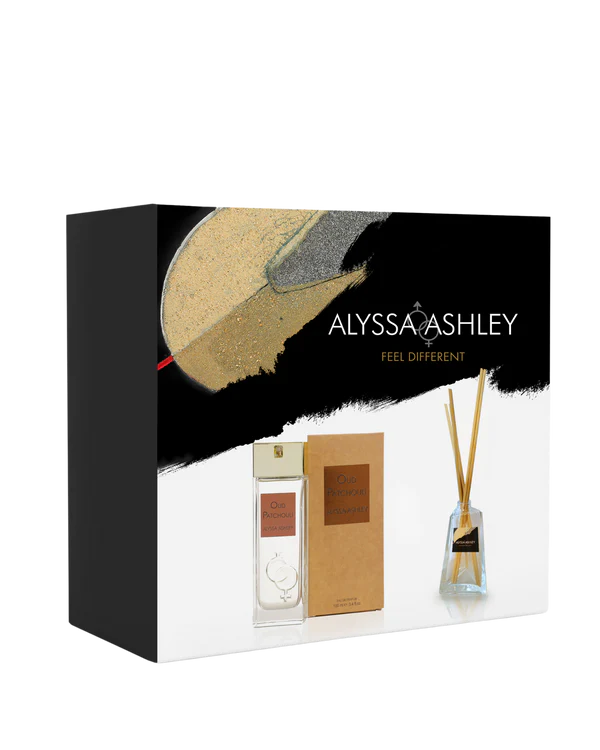 ALYSSA ASHLEY - Oud Patchouli | Set EDP 50ml + Profumatore Ambiente 50ml