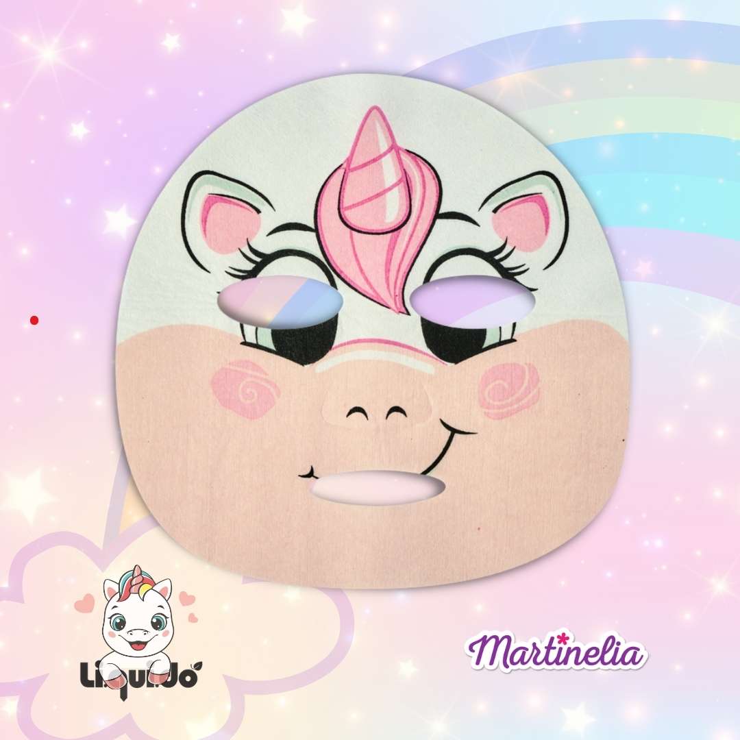 MARTINELIA - UNICORN HYDRATING MASK - Maschera viso Unicorno idratante | 8-12 anni