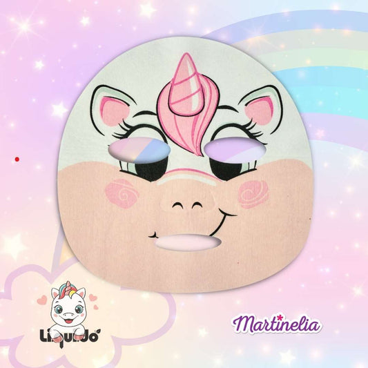 MARTINELIA - UNICORN HYDRATING MASK - Maschera viso Unicorno idratante | 8-12 anni
