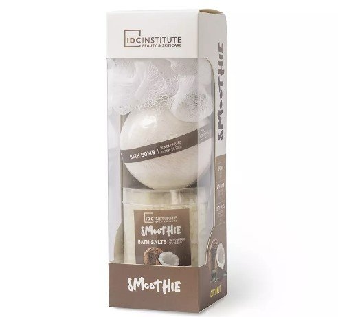 IDC - CONFEZIONE SMOOTHIE COCCO - Bomba, sali e spugna da bagno