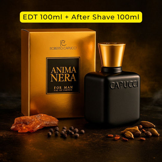 CAPUCCI ANIMA NERA - Eau de Parfum Uomo / After Shave 100ml
