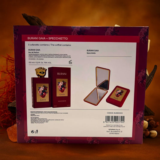 BURANI COFANETTO GAIA | Eau de Parfum 100ml + Specchietto