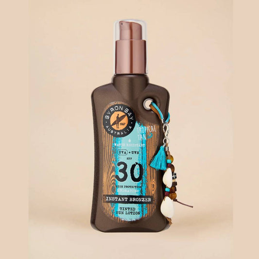 BYRON BAY INSTANT BRONZER - Lozione Abbronzante Protettiva 200ml | Aiuta a prevenire l'invecchiamento cutaneo