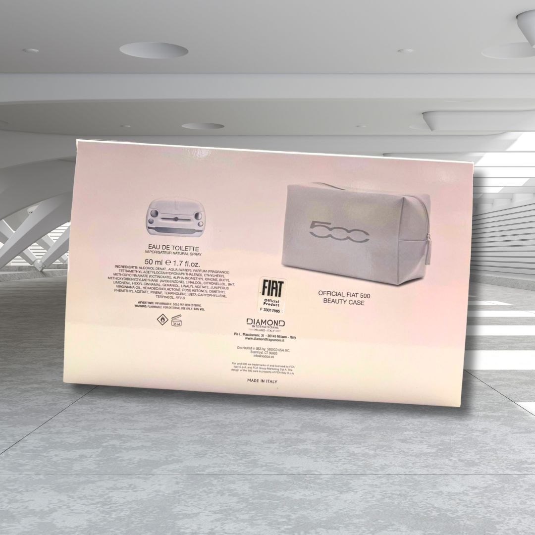 Fiat 500 For Her – SET Eau de Toilette Donna 50ml + Official Beauty Case