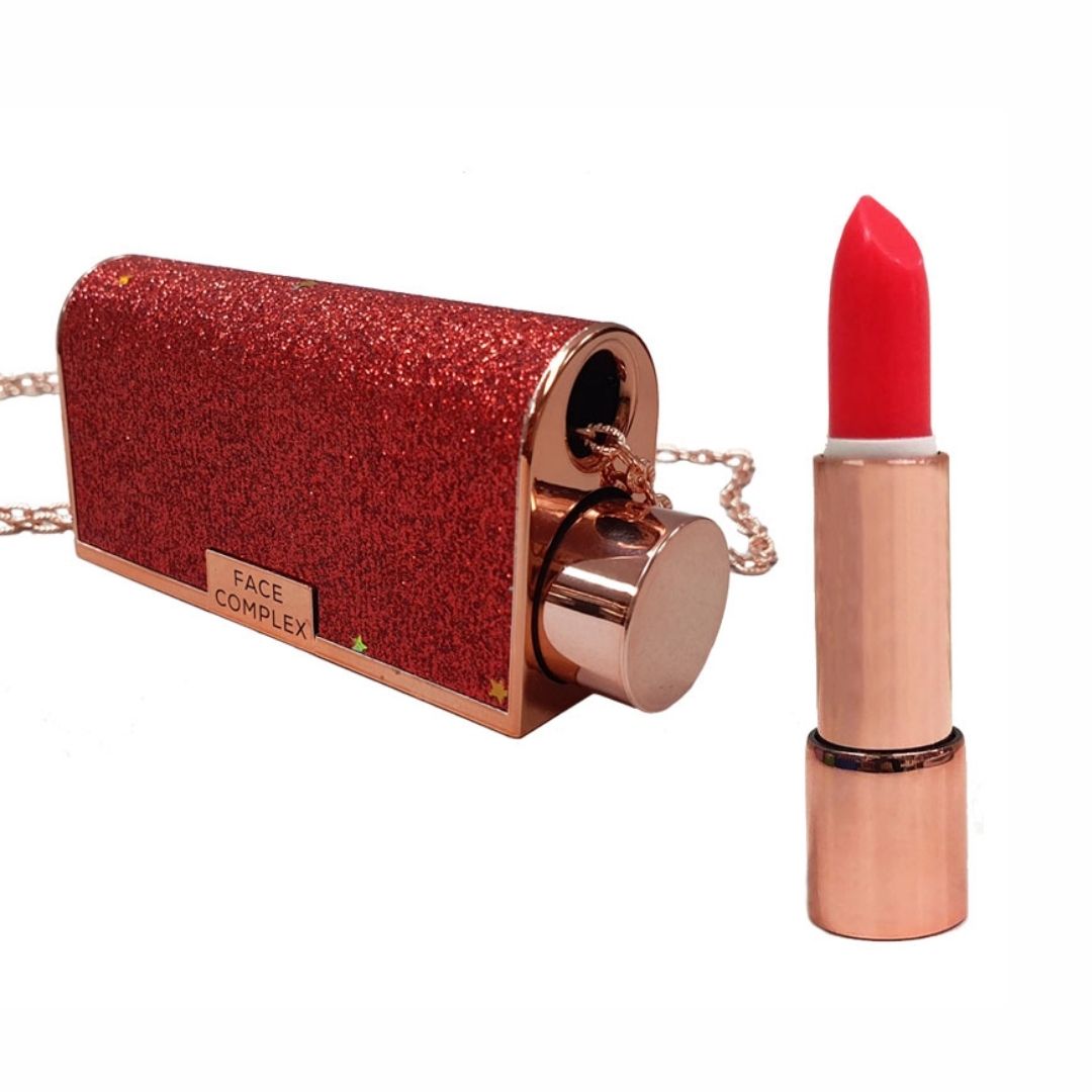 FACE COMPLEX LIP BAG - Balsamo labbra alla frutta con una delicata BORSETTA