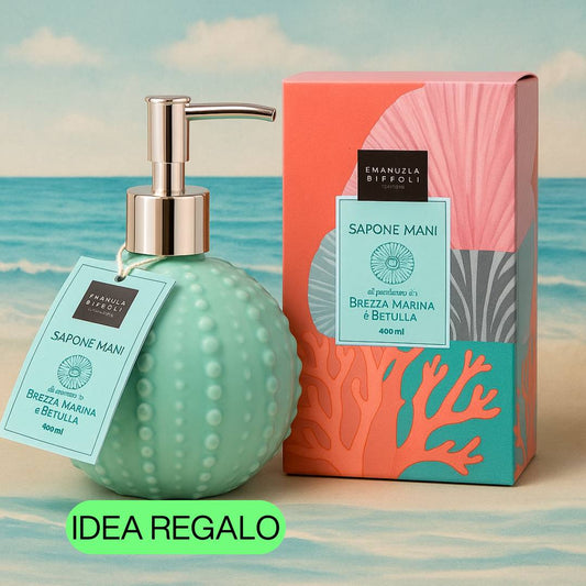 SAPONE MANI in CERAMICA | Brezza Marina e Betulla 420 ml