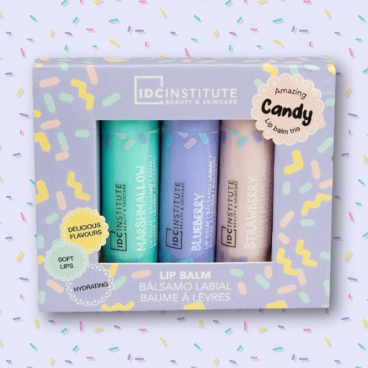 AMAZING CANDY LIP BALM TRIO - Set di Balsami Labbra Stick Idratanti