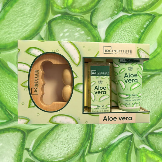 ALOE VERA SET MASSAGGIO & IDRATAZIONE | Olio e Crema Corpo + Massaggiatore