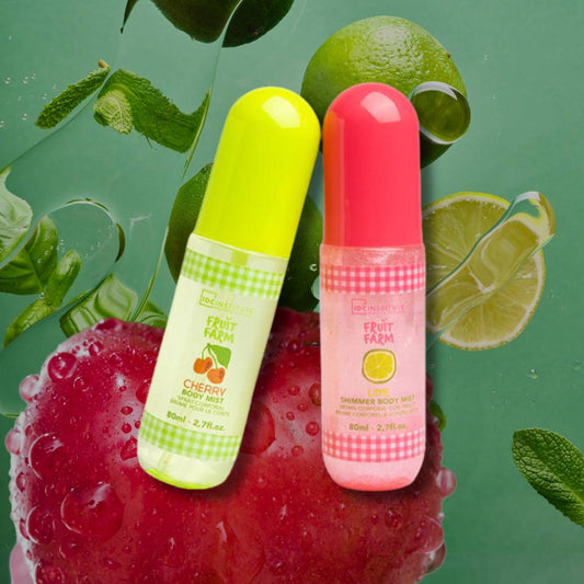 SKIN FOOD SET BODY MIST + SHIMMER | Spray Corpo Ciliegia + Spray Scintillante Lime
