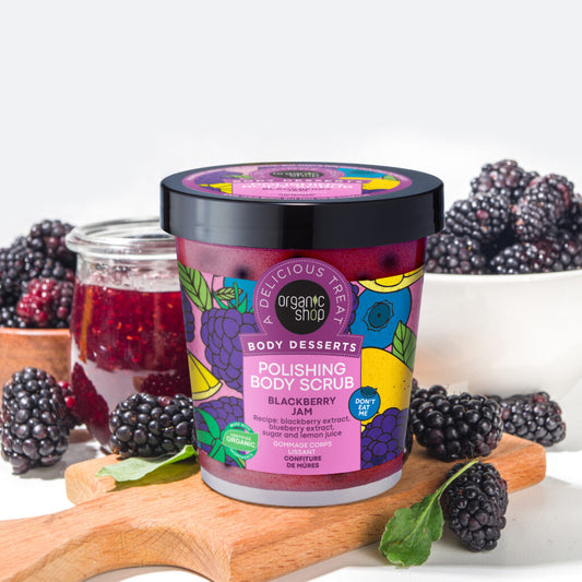 BODY DESSERTS | SCRUB CORPO LUCIDANTE  - Marmellata di Mora