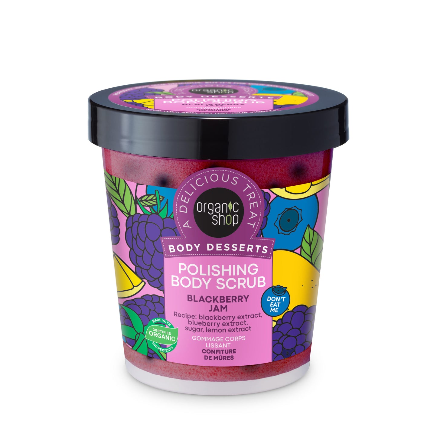 BODY DESSERTS | SCRUB CORPO LUCIDANTE - Marmellata di Mora