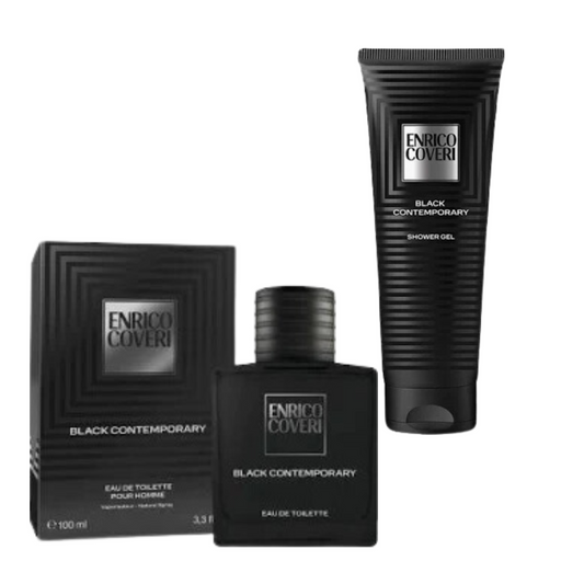 ENRICO COVERI - Contemporary black edt 100 ml+OMAGGIO Bagnoschiuma 300ml