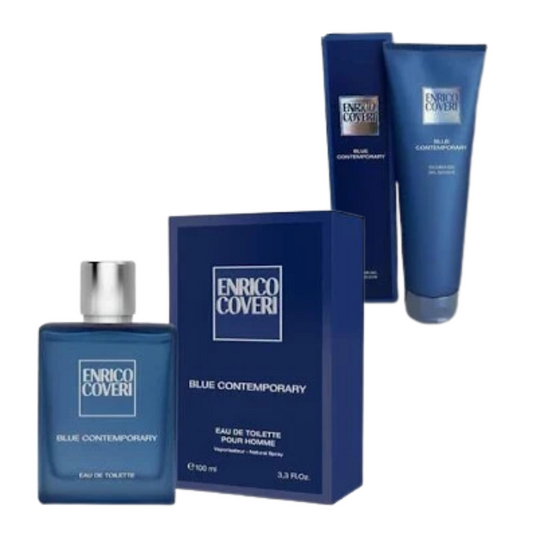 ENRICO COVERI - Contemporary blue edt 100 ml+OMAGGIO Bagnoschiuma 300ml