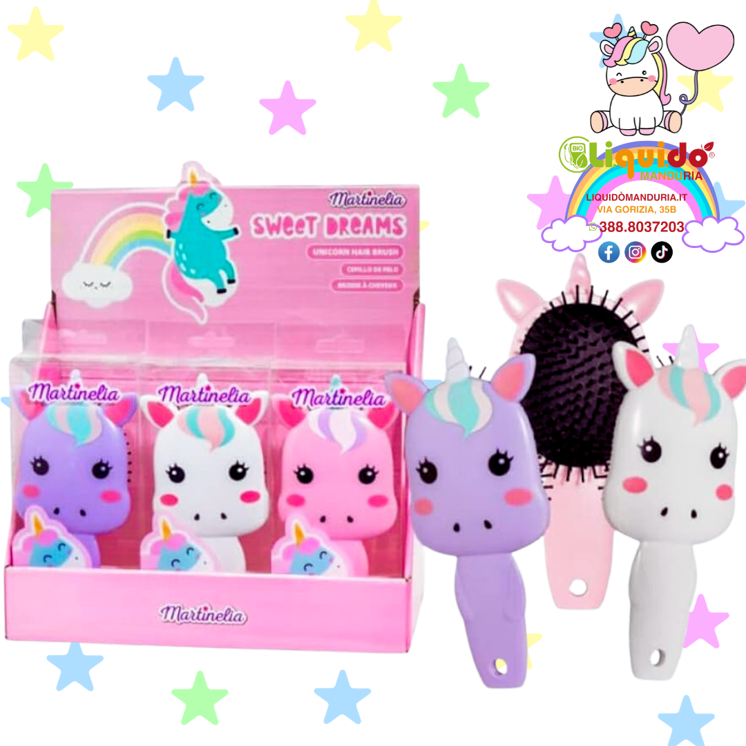 UNICORN - Spazzola per capelli districante Unicorno