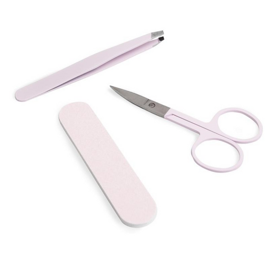IDC Institute Beauty Set: Lima per unghie + Forbici + Pinzette