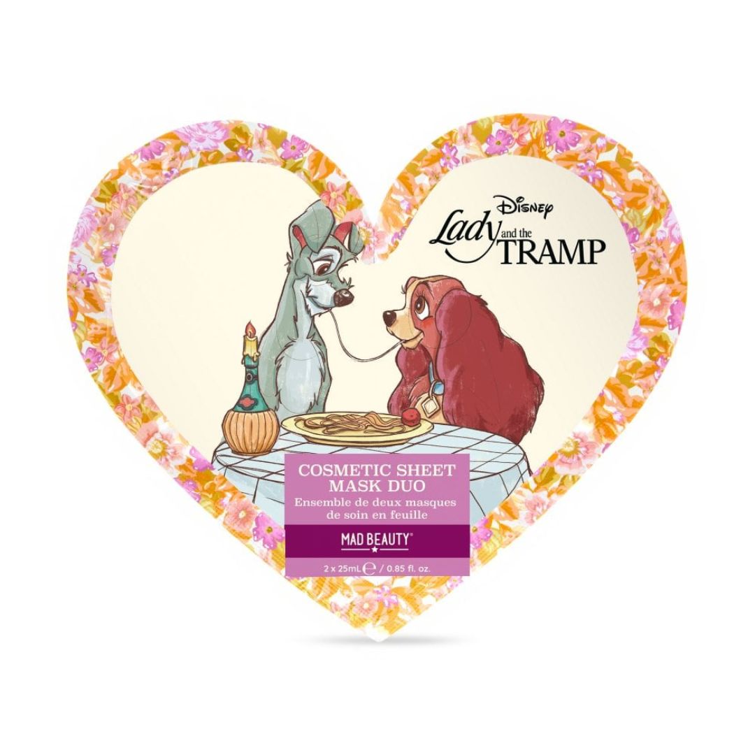 Disney - Maschere cosmetica in foglio Duo Disney Lilli e il Vagabondo