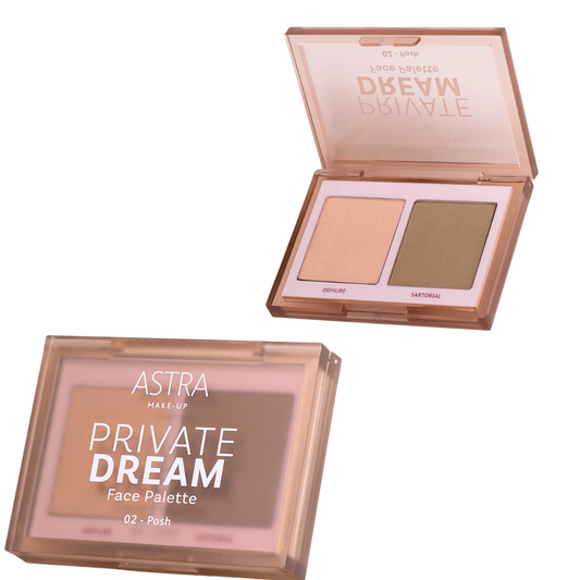PRIVATE DREAM FACE PALETTE - Palette Viso Blush + Bronzer