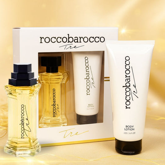 ROCCOBAROCCO TRE GIFT SET - Eau de Parfum Donna 100ml + Crema Corpo 200ml