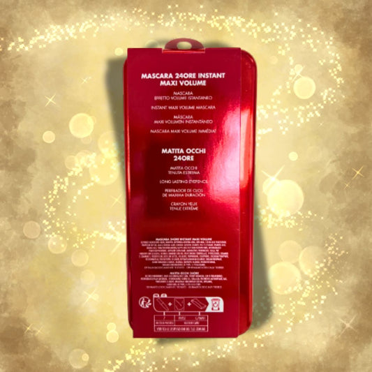 DEBORAH MILANO KIT LATTA 01 | Mascara 24H Instant MaxiVolume + Matita Occhi 24H Nera