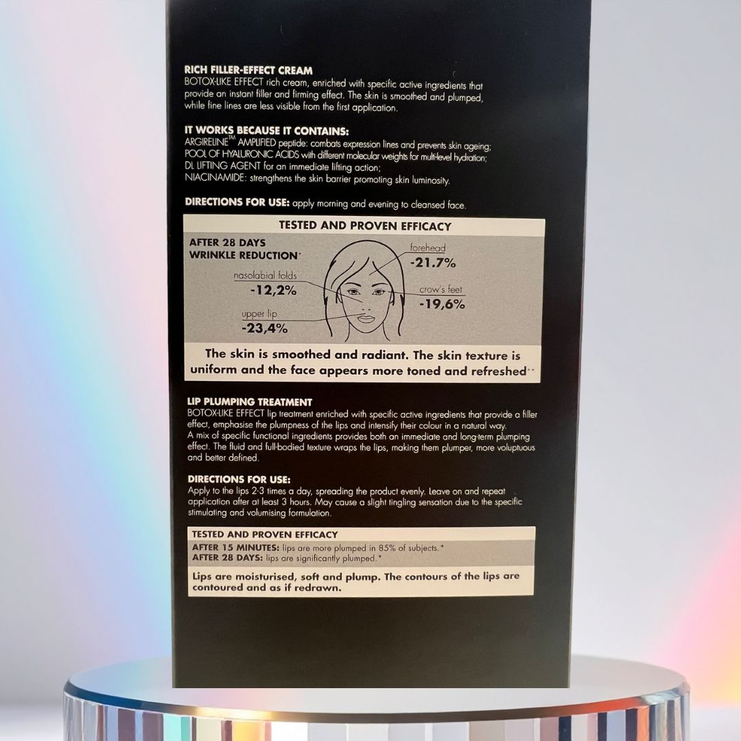 DERMOLAB BEAUTY BOX BOTOX - Like Effect | Crema Ricca + Lip Plumper Effetto Filler