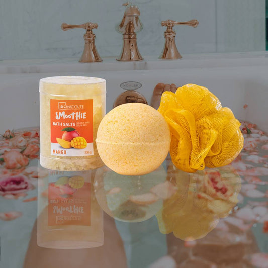 IDC RELAX BAGNO | SMOOTHIE MANGO - Bomba, sali e spugna da bagno