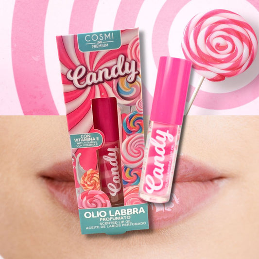 CANDY - Olio Labbra Profumato con Vitamina E