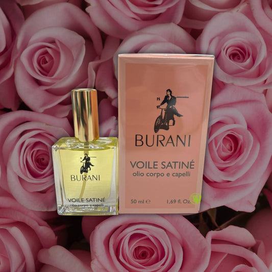 BURANI VOILE SATINE' - Olio Corpo e Capelli 50 ml