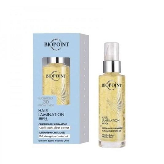 BIOPOINT HAIR LAMINATION -  CRISTALLO GEL SUBLIMATORE 3D - step 4