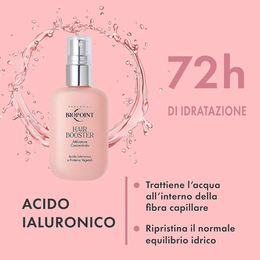 BIOPOINT HAIR BOOSTER -  ATTIVATORE CONCENTRATO - Con Acido Ialuronico