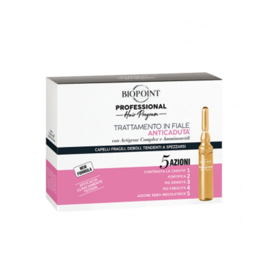 BIOPOINT PROFESSIONAL HAIR PROGRAM - FIALE ANTICADUTA CAPELLI FRAGILI E DEBOLI