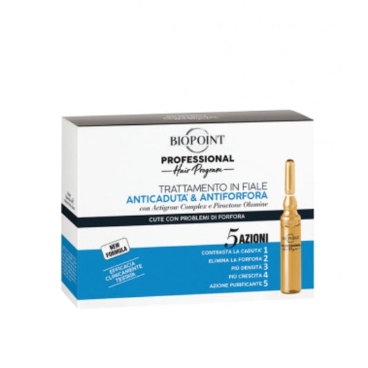 BIOPOINT PROFESSIONAL HAIR PROGRAM - FIALE ANTICADUTA E ANTIFORFORA