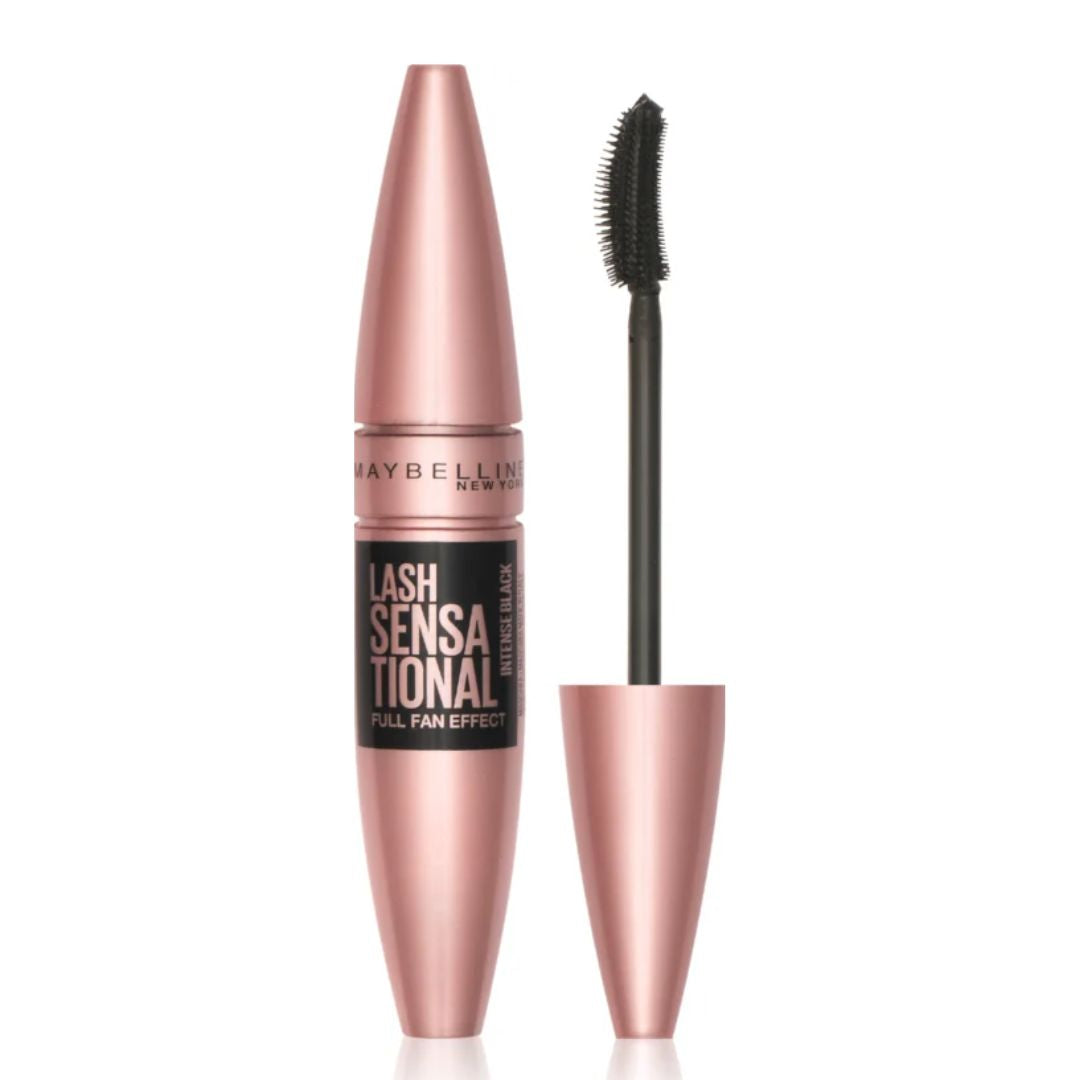 POCHETTE CON MASCARA CIGLIA SENSAZIONALI INTENSE BLACK-ROSSETTO VINYL INK 35 CHERRY
