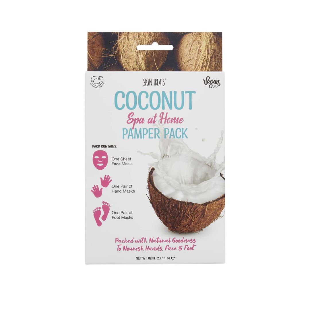 COCONUT SPA - Set coccole Maschere viso mani e piedi al cocco