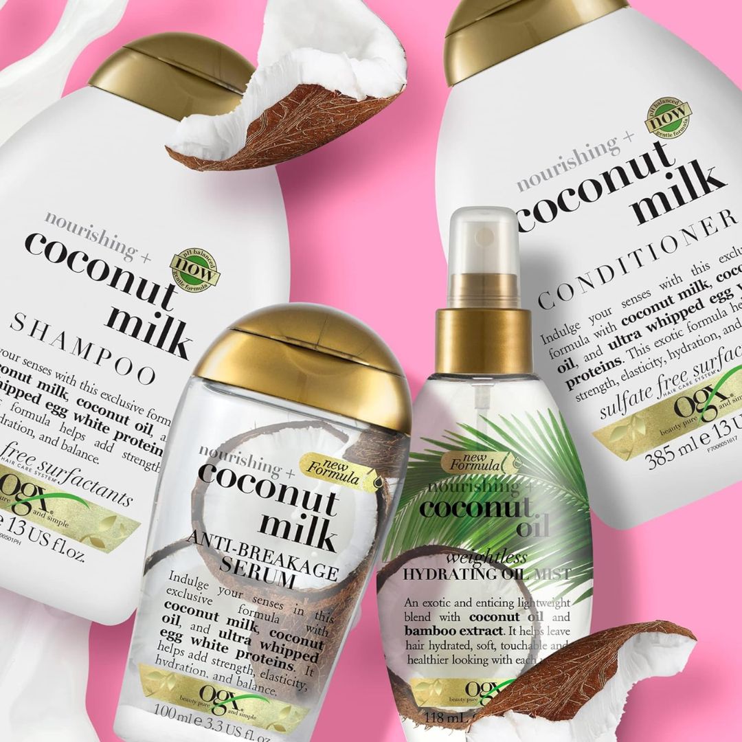 Balsamo Idratante per Capelli Forti ed Elastici - Latte di Cocco - 385 ml