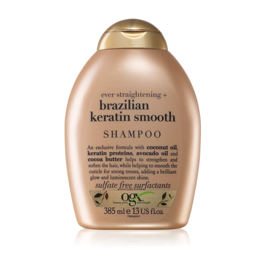 Shampoo lisciante per capelli brillanti e morbidi -  Con Cheratina 385ml