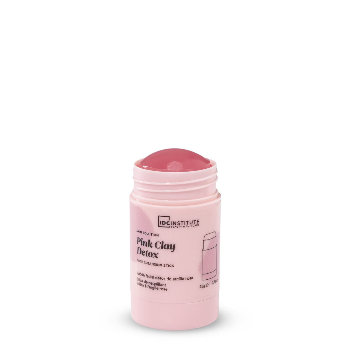 IDC - STICK VISO DETOX ALL'ARGILLA ROSA - Sapone detergente in formato stick