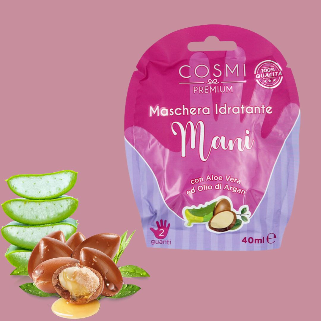 MASCHERA MANI - Con Aloe e olio di argan