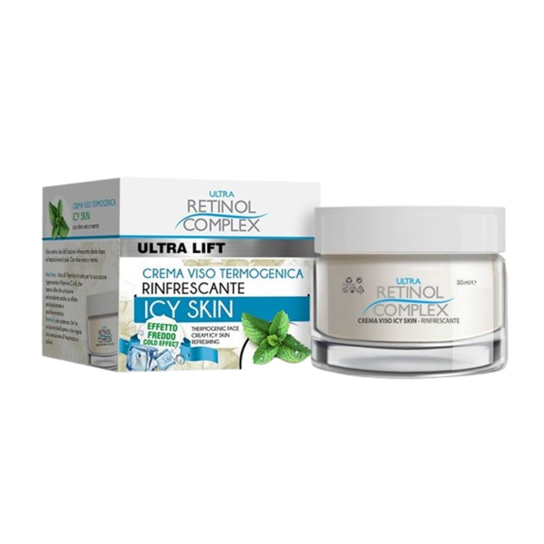 CREMA VISO TERMOGENETICA RINFRESCANTE - Effetto freddo
