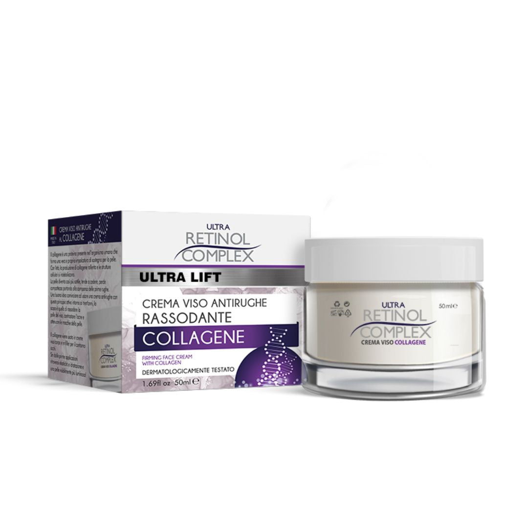 CREMA VISO ANTIRUGHE RASSODANTE - Con collagene