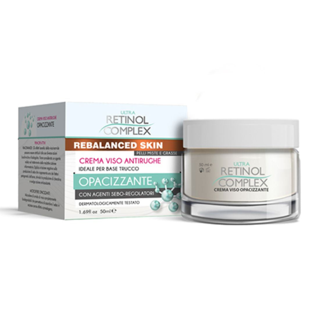 CREMA VISO ANTIRUGHE OPACIZZANTE - Ideale per base trucco